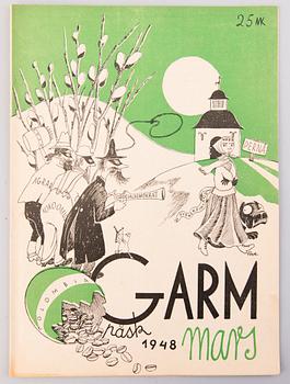 A collection 40 Garm- magazines illustrated by Tove Jansson 1942-1952.