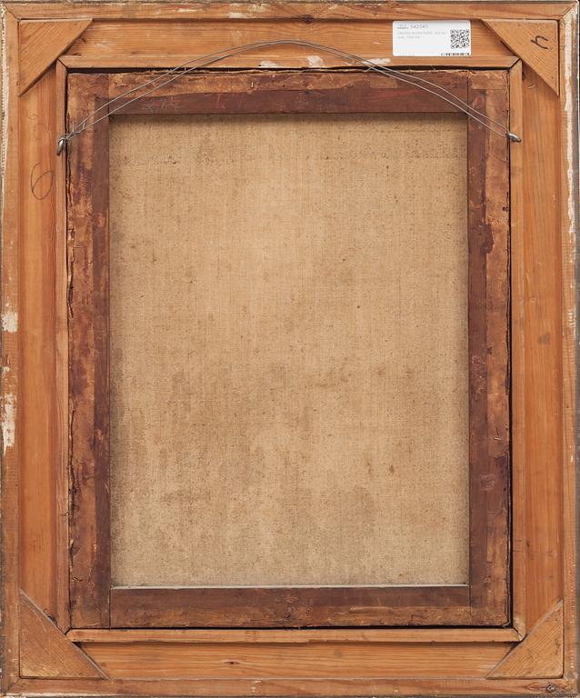 OKÄND KONSTNÄR, olja på duk. 1700-tal.