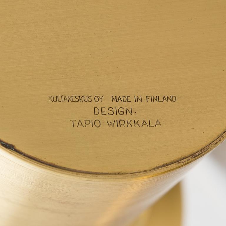 TAPIO WIRKKALA, LJUSSTAKAR, 3 st, stämplade Kultakeskus Oy, Made in Finland, Design Tapio Wirkkala.