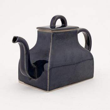 Signe Persson-Melin, tekanna, stengods, "Kinesen", Porslinsfabriken i Lidköping, numrerad 49/100.