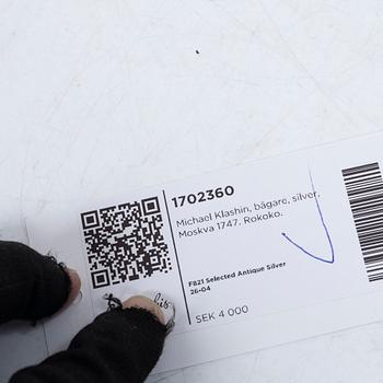 Michael Klashin, bägare, silver, Moskva 1747. Rokoko.