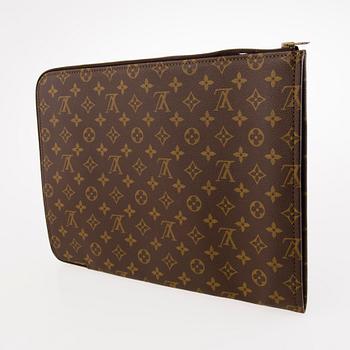 LOUIS VUITTON, "Port Documents Voyage" Portfölj samt Document Holder.