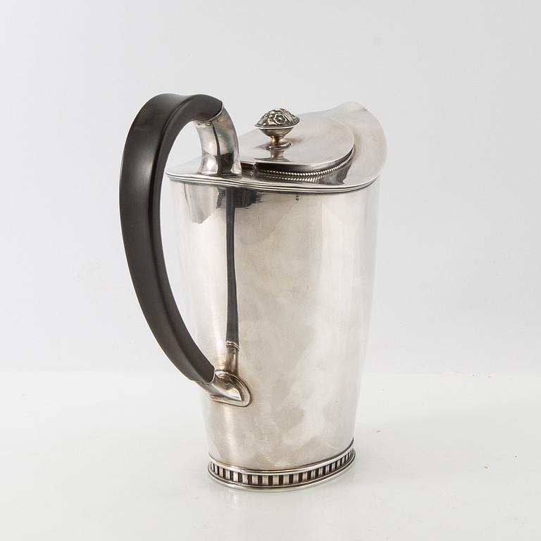 Sven-Arne Gillgren, kaffeservis, 3 delar, silver, GAB, Stockholm, 1960.
