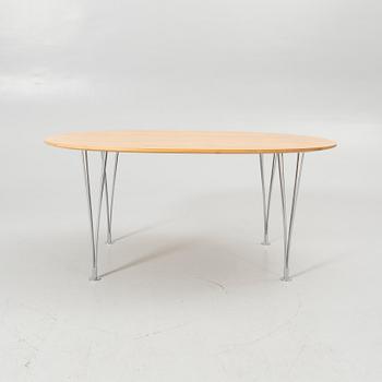 Bruno Mathsson & Piet Hein, bord, "Superelips", Mathsson International AB, Värnamo.