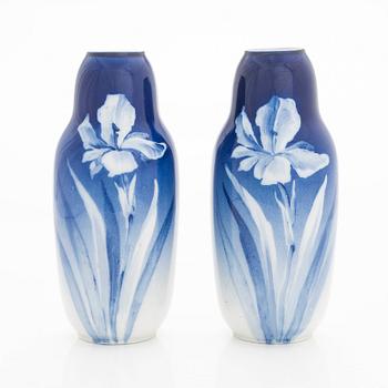 Thure Öberg, maljakoita, 2 kpl, posliinia, Arabia.