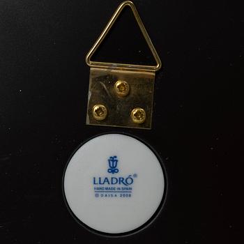 Lladró, figurine, "Iris and cherry flowers fan", Spain.