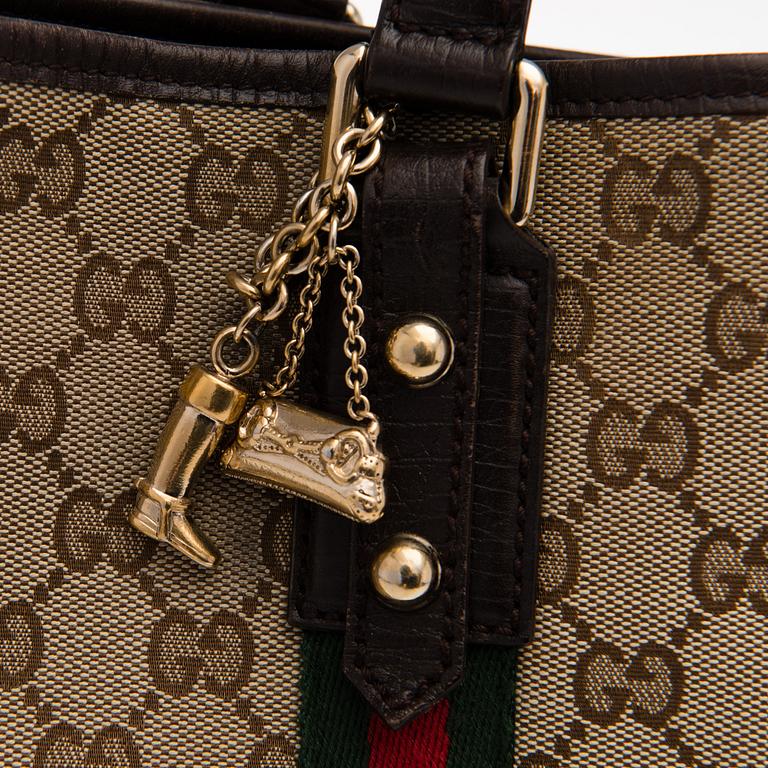 Guccissima Canvas Tote Bag.