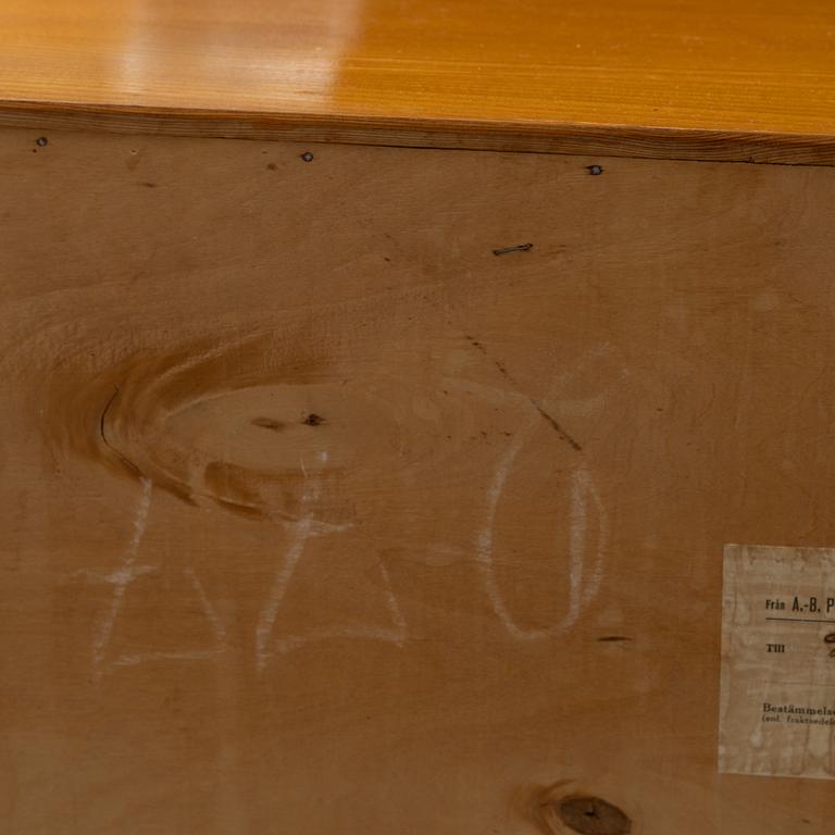 Bookcase with cabinet, AB Peterström & Karlsson Furniture Factory, Nybro, 1930s.