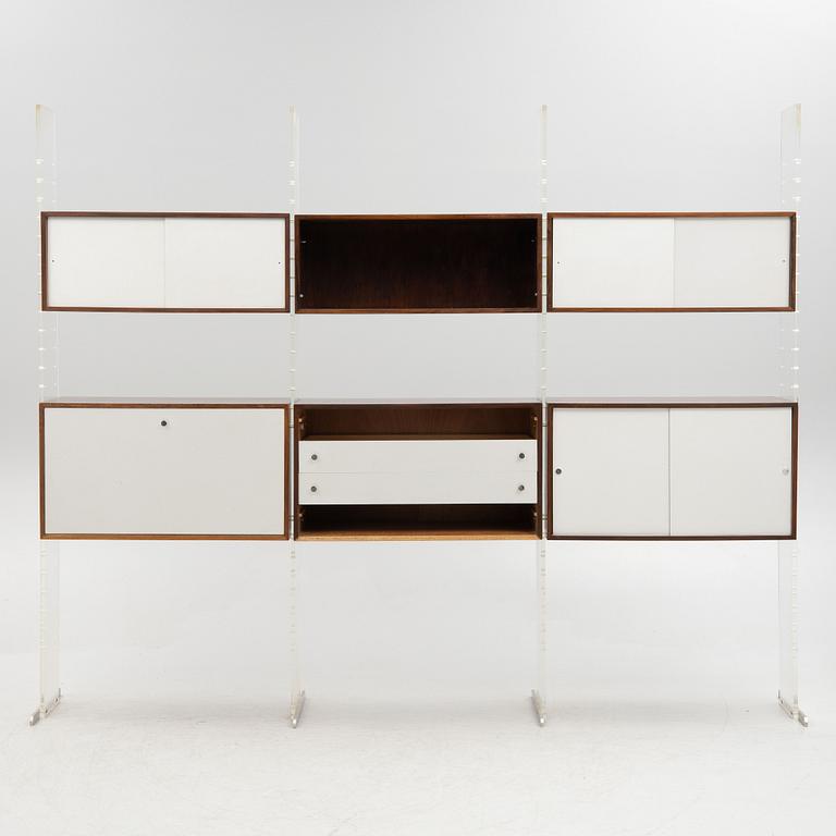 Poul Nørreklit, bokhylla / hyllsystem, "Jailhouse", Georg Petersens Møbelfabrik A/S, Danmark, 1960-tal.