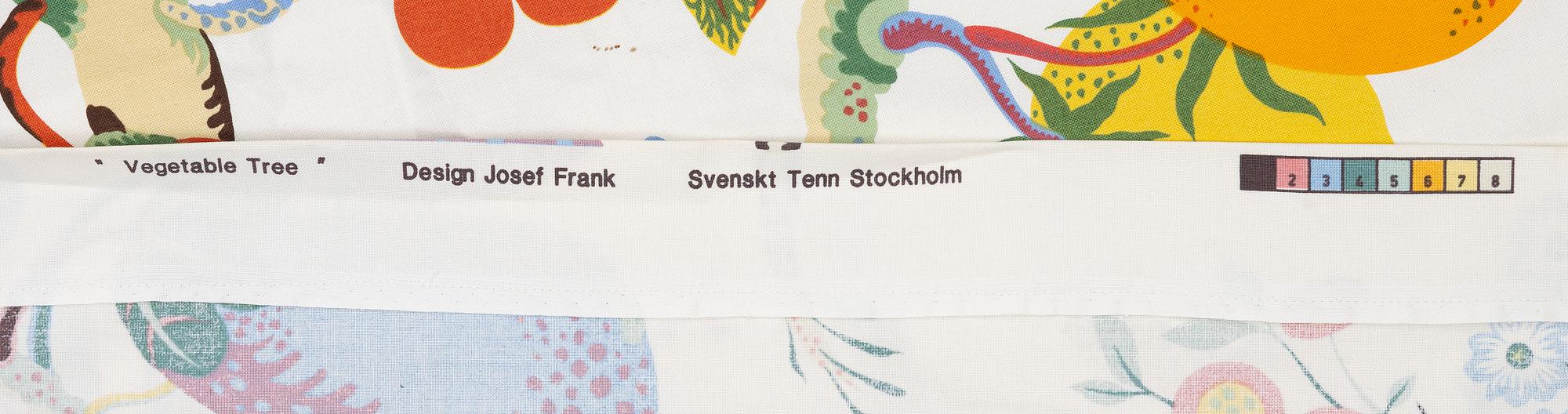Josef Frank, curtains, a pair, "Vegetable Tree", Svenskt Tenn.