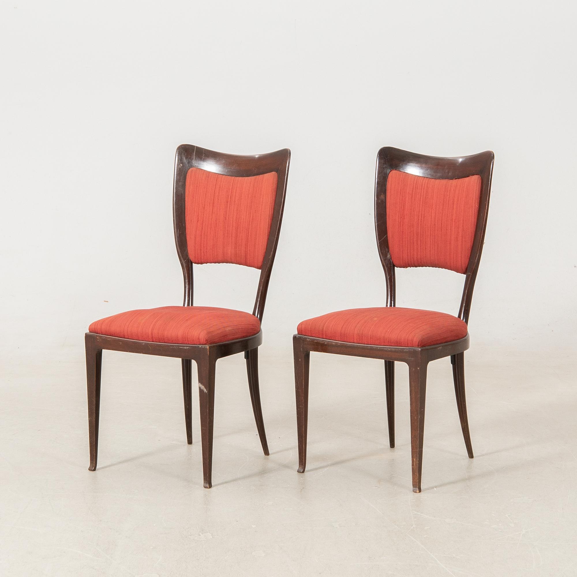 Paola Buffa, Chairs a pair, Italy 1930s.
