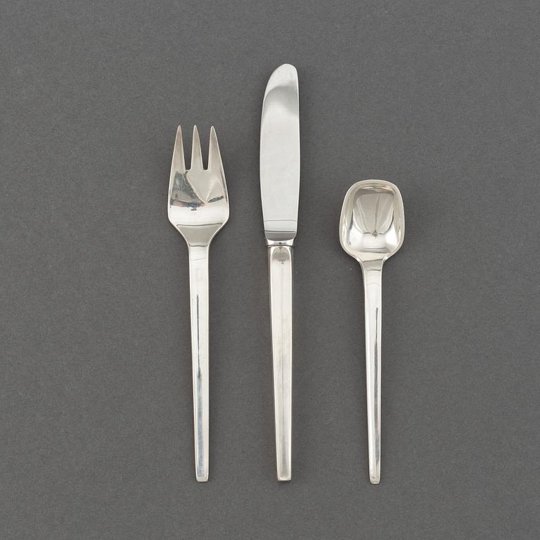 A sterling silver cutlery, GAM Silfur, Reykjavik, Island, 1970s. (36 pc).