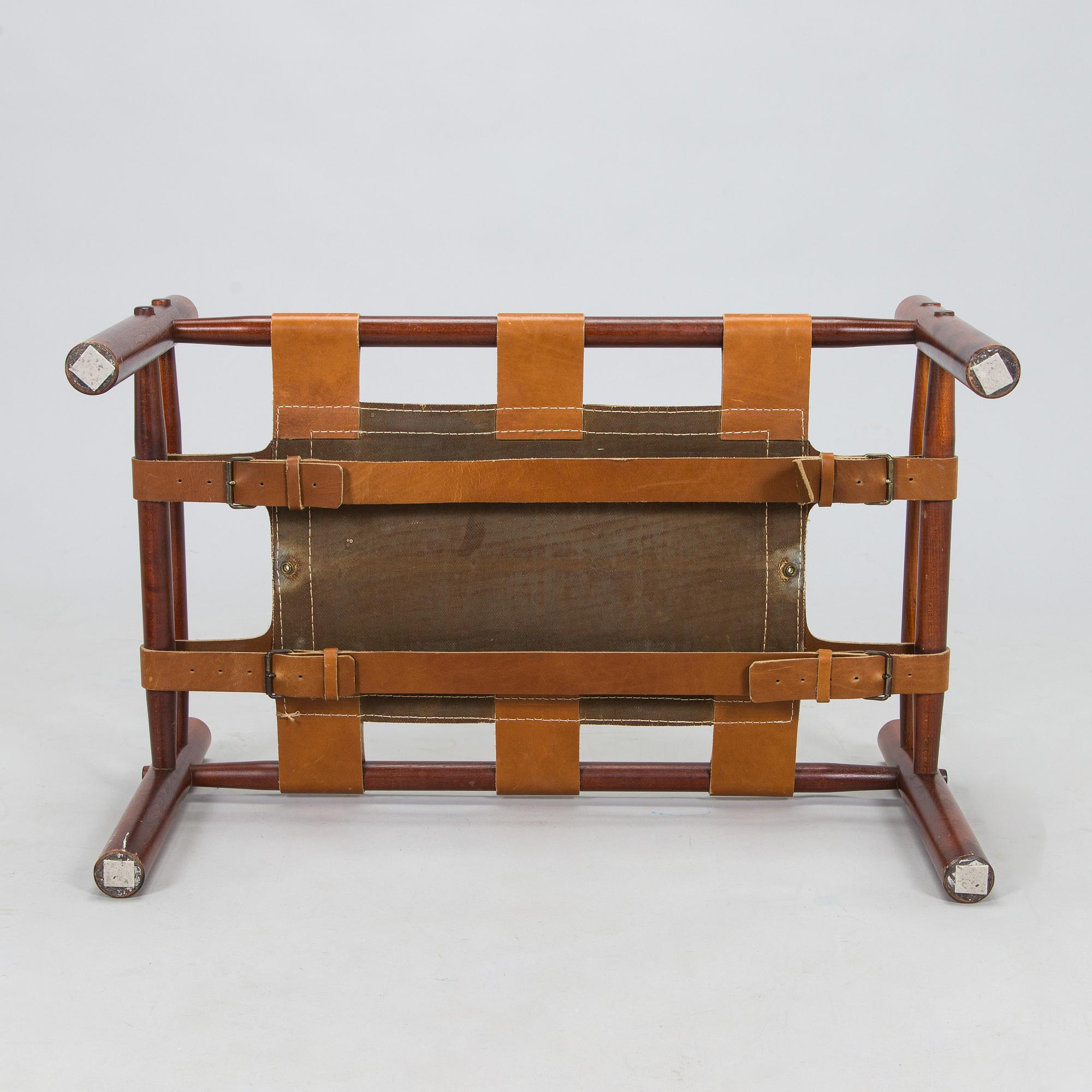 Arne Norell, fotpall, "Inca", 1960/70-tal.