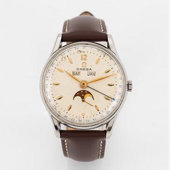 Omega, Cosmic, Triple Calendar, armbandsur, 35 mm.
