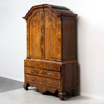 A rococo parquetry cabinet, Stockholm, later part 18th century.