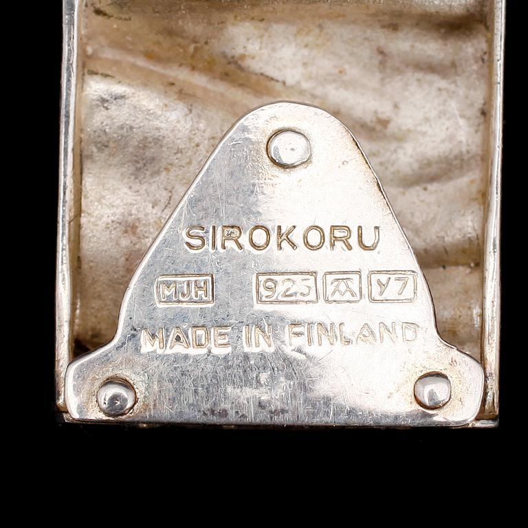 ARMBAND, sterlingsilver, Sirokoru, 1976, Finland.