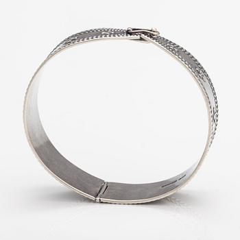 A sterling silver bracelet, model 208. Kalevala Koru, Helsinki 1997.