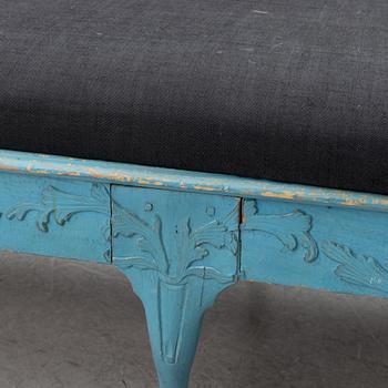 Bänk, rokoko, 1700-tal.