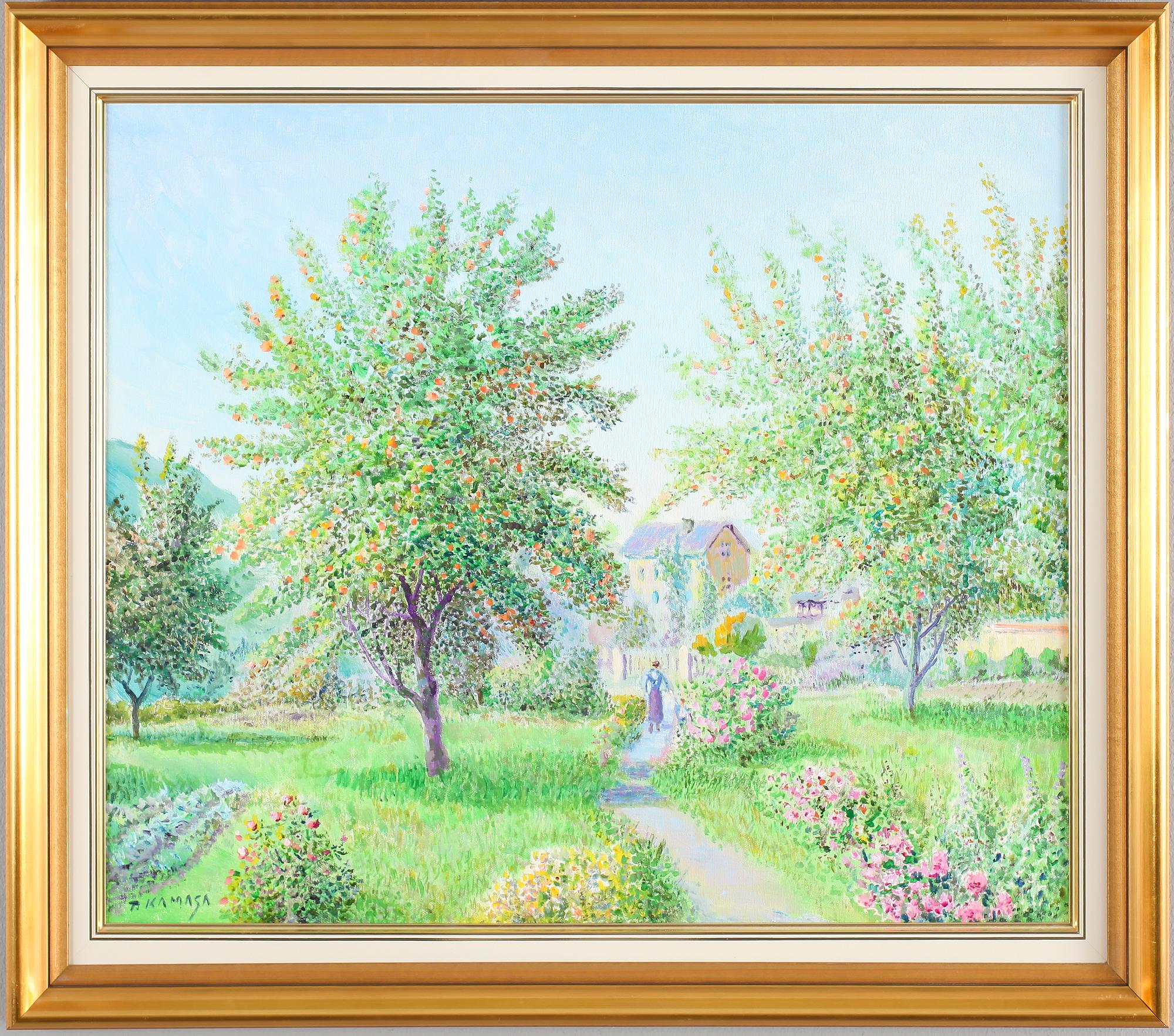 TADEUSZ KAMASA, olja på duk, signerad.