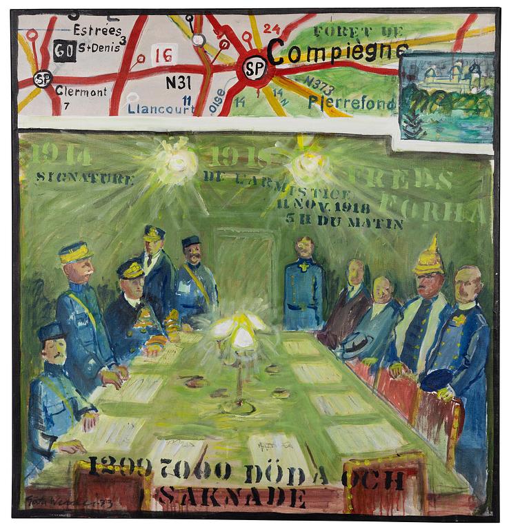 Gösta Werner, The Armistice in the Compiègne Forest 1918.