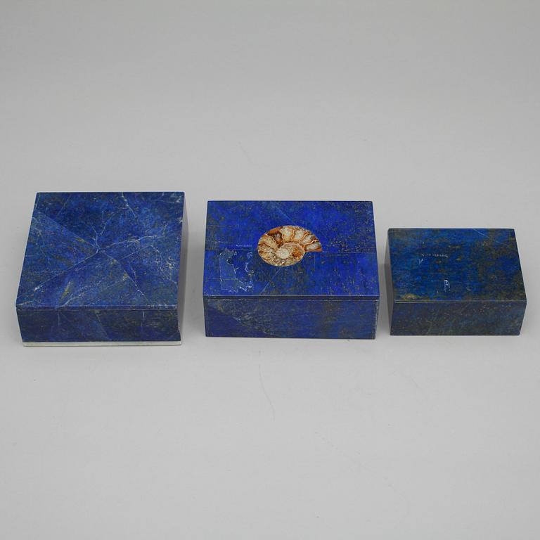 ASKAR, 3 delar, Lapis lazuli, 1900-tal.