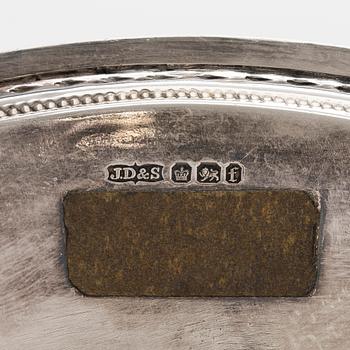 Fat, 3 st, sterling silver, England.