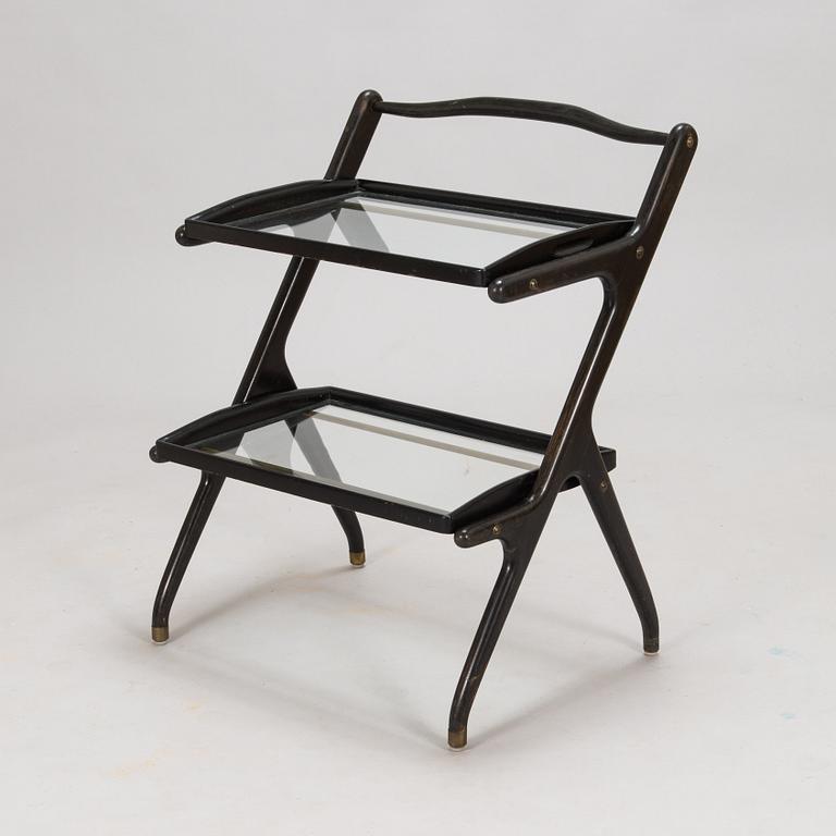 A serving trolley, 'Milano', Keravan puusepäntehdas, Stockmann, Finland. 1950s-1960s.