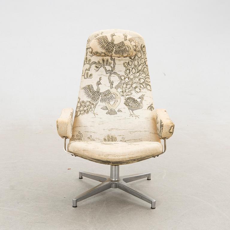Alf Svensson, Swivel armchair, "Contourett Roto", DUX, 1970s/80s.