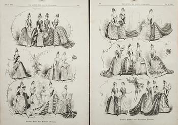 TIDNINGSTRYCK, 12 st, 1880-tal.