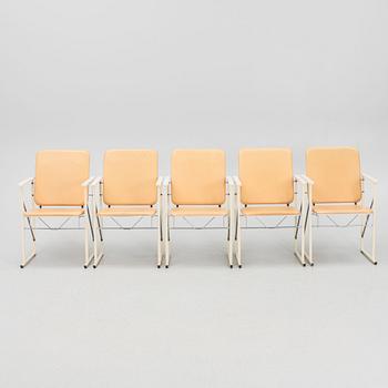 Yrjö Kukkapuro, a set of five chairs, Finland.