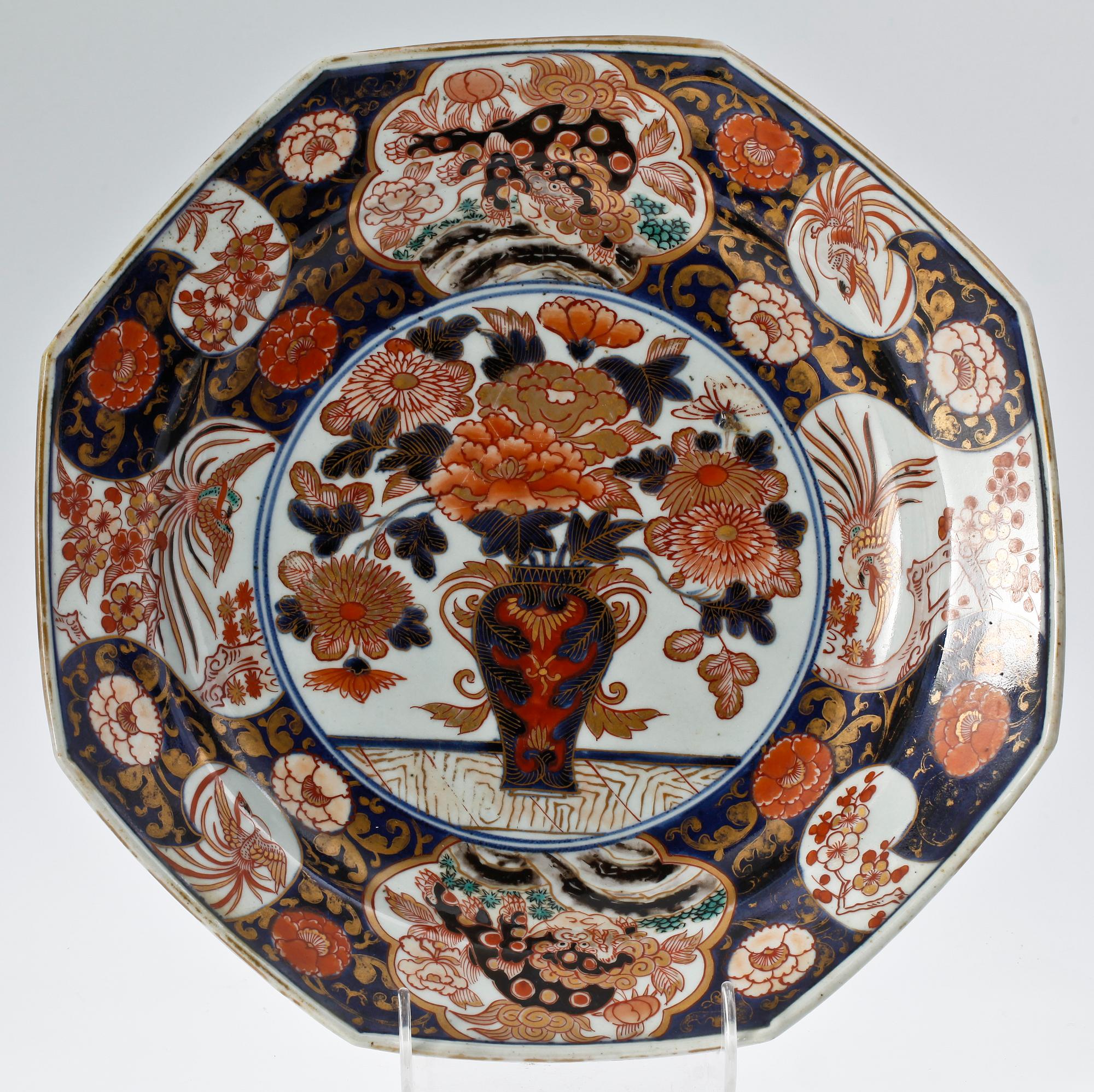 SKÅLFAT, porslin Imari Japan 1700-tal.