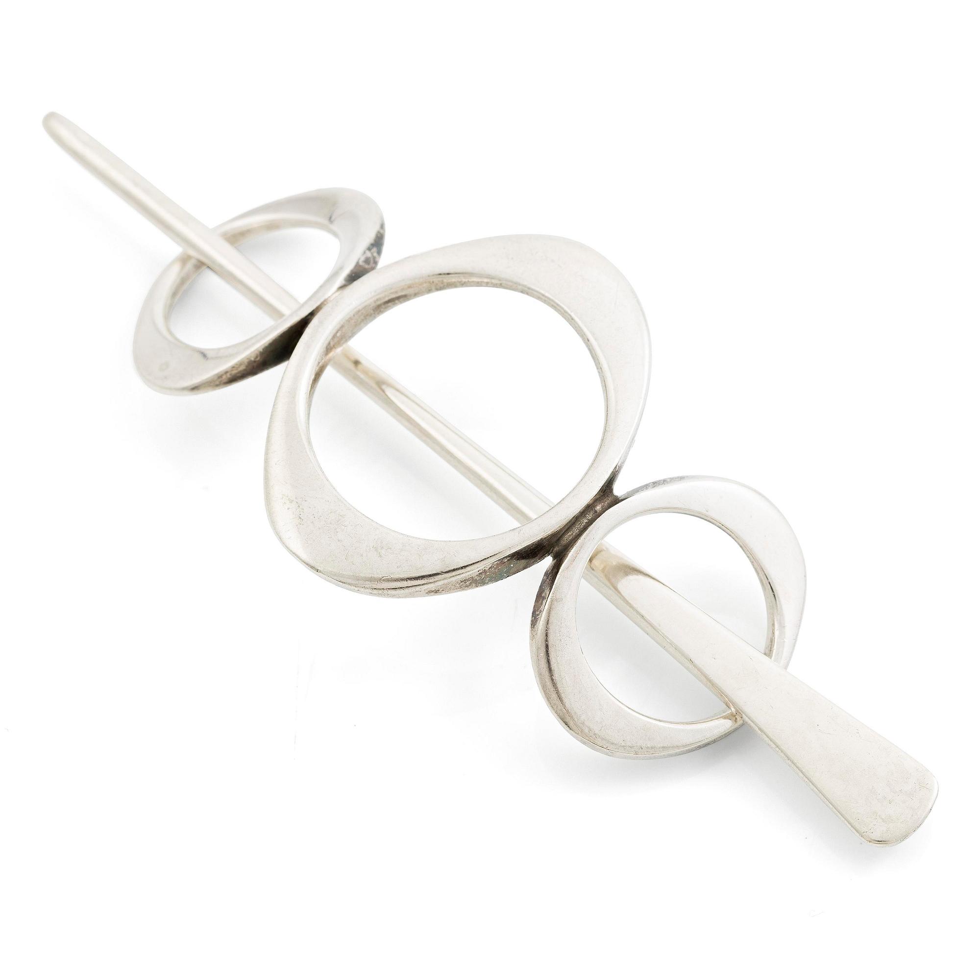 Sven-Erik Högberg, a hairpin, sterling silver, Gothenburg 1977.