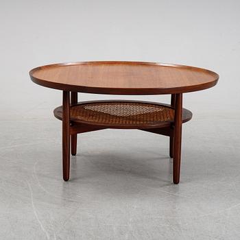A teak veneered coffee table, 1950's/1960's.