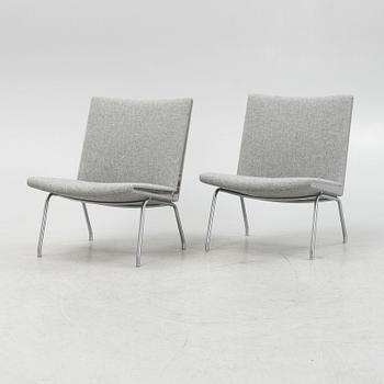 Hans J Wegner, fåtöljer, ett par, "Kastrup Airport Lounge Chair", för AP Stolen.