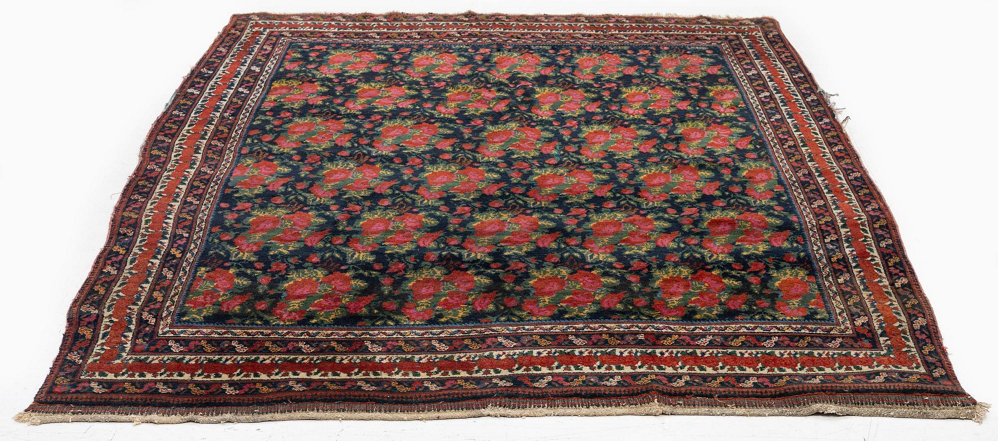 An antique Bidjar carpet, West Persia, c. 191 x 143 cm.