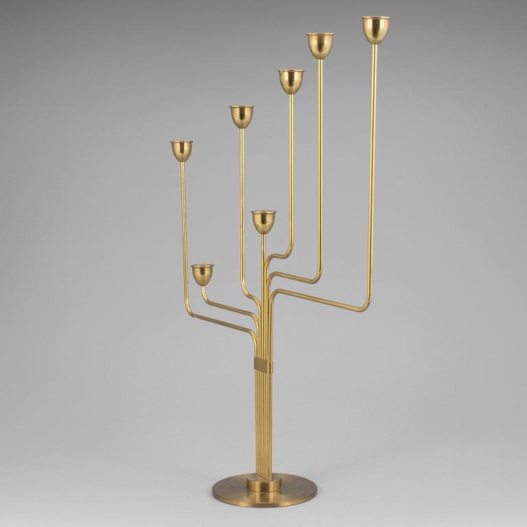 A Piet Hein brass chandelier "Ursa Major".