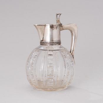 A RUSSIAN SILVER DECANTER, Morozov, St:Petersburg ca 1900.