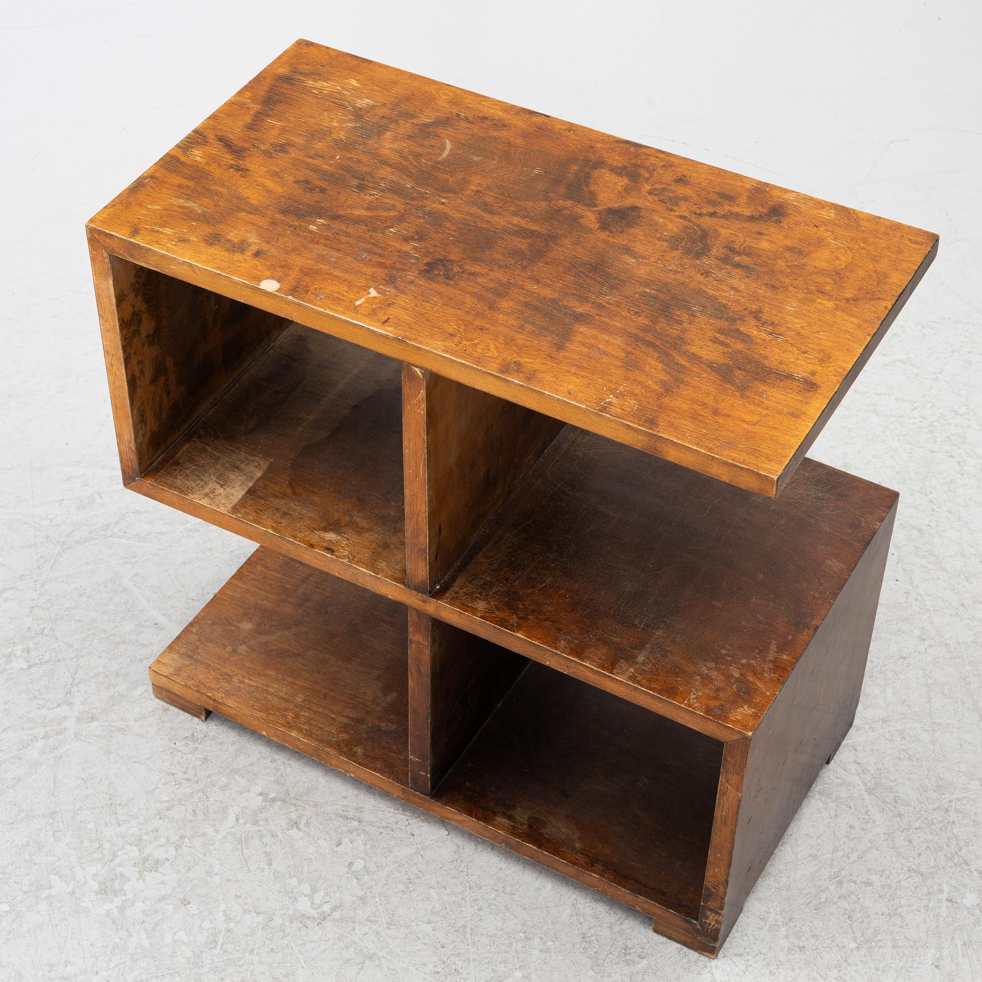 Floor shelf, functionalist, 1930s/40s.