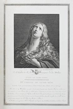 BOK MED 79 GRAVYRER, "Galerie du Palais Royal II", 1700-tal.