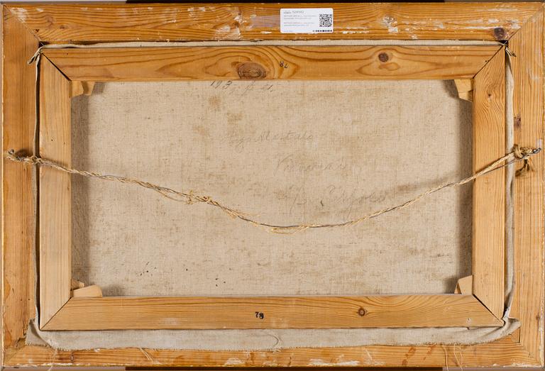 ARTHUR HEICKELL, öljy kankaalle, signeerattu Pielisjärveltä.