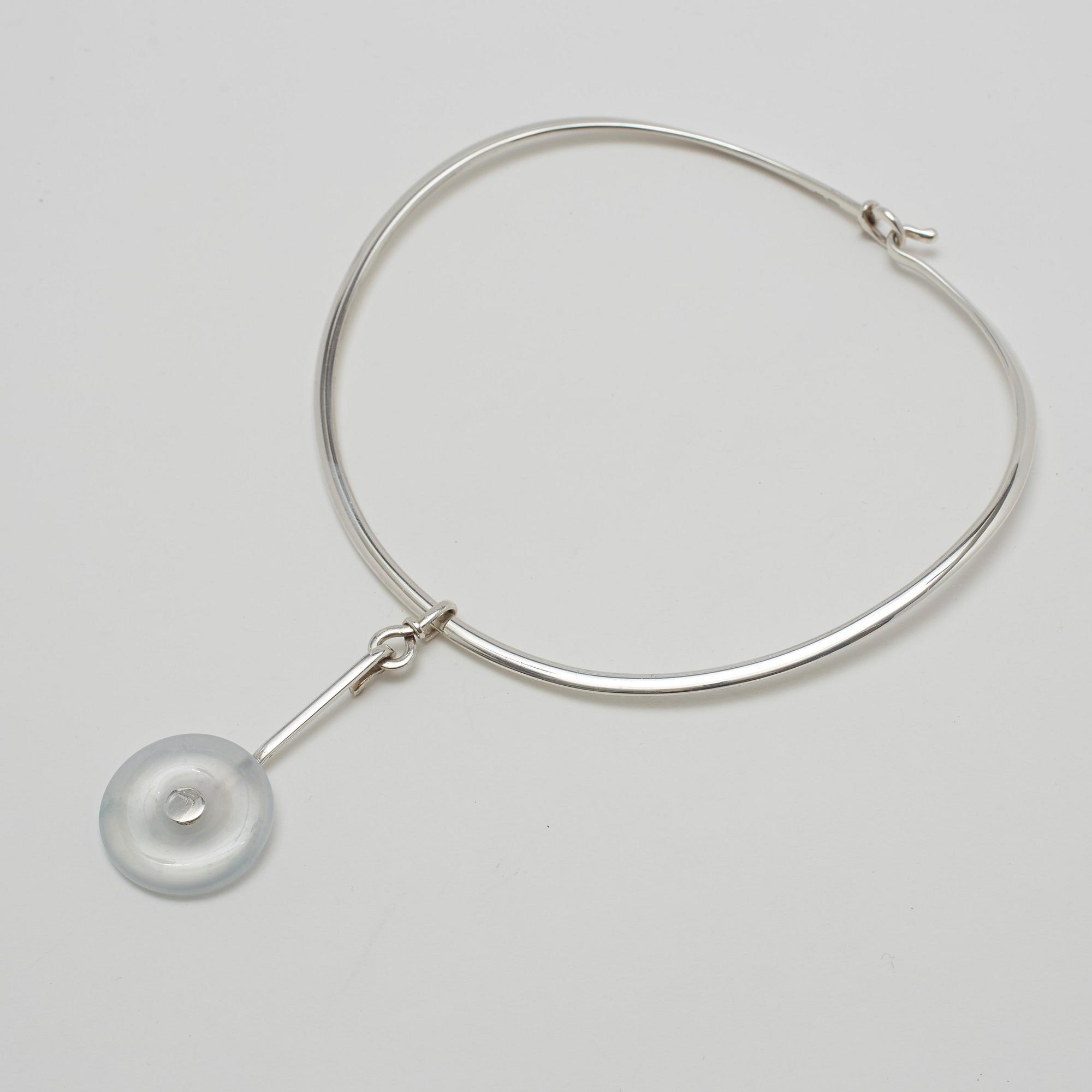 Vivianna Torun Bülow-Hübe, a sterling necklace, own workshop, 21st century.