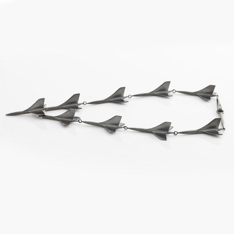 Erik Tidäng, necklace, sterling silver.