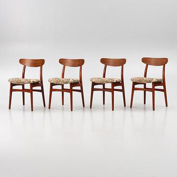 Chairs, 4 pcs, Farstrup, Denmark, 1960s.