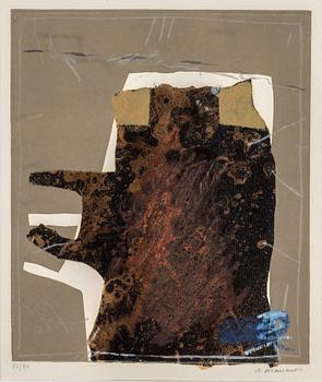 JAMES COIGNARD, etching with carborundum, signed J. Coignard and numbered 85/90 in pencil.