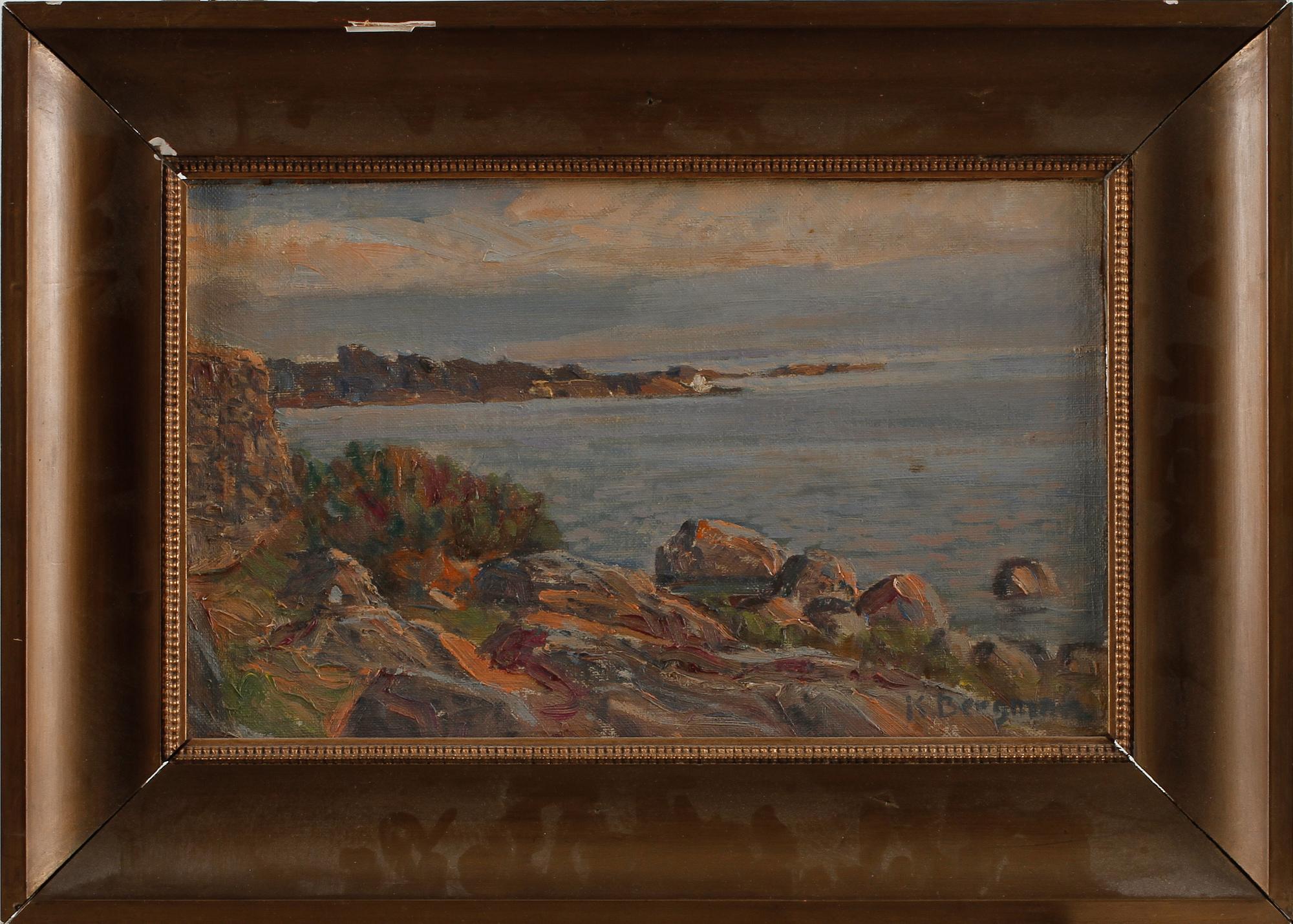 KARL BERGMAN, olja på duk, signerad.