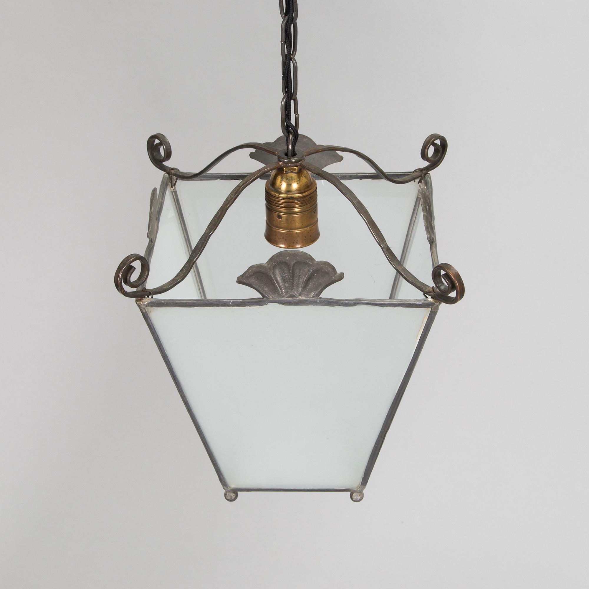 Taklampa / taklykta, troligen Böhlmarks, Sverige 1930-tal.