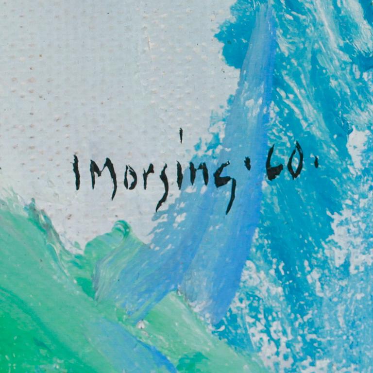 IVAR MORSING, olja på pannå, signerad och daterad -60.