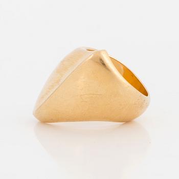 RING, 18k guld, Georg Jensen. Vikt 14 g.