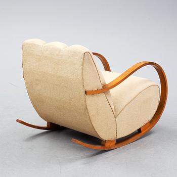 A rocking chair, Swedish Modern, probably 1940's.