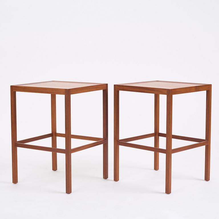 Nordiska Kompaniet, a sideboard with tables and a serving trolley, Sweden 1950s.